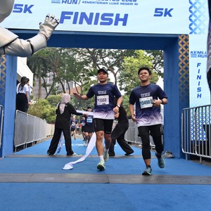 Race photo from KEMLU RUN 2026