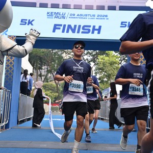 Race photo from KEMLU RUN 2026