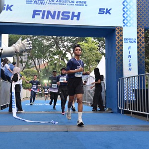 Race photo from KEMLU RUN 2026