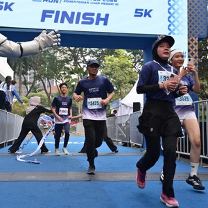Race photo from KEMLU RUN 2026