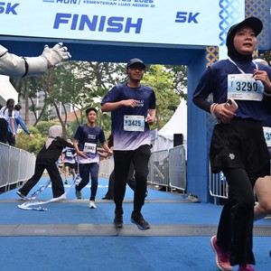 Race photo from KEMLU RUN 2026