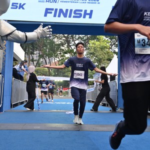 Race photo from KEMLU RUN 2026