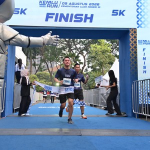 Race photo from KEMLU RUN 2026