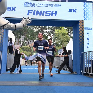 Race photo from KEMLU RUN 2026