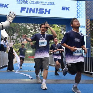 Race photo from KEMLU RUN 2026