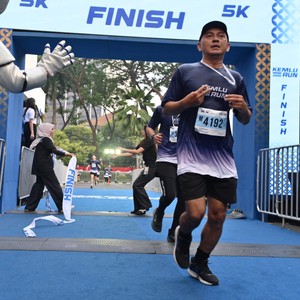 Race photo from KEMLU RUN 2026