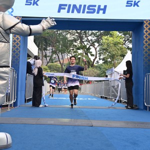 Race photo from KEMLU RUN 2026