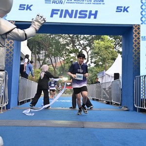 Race photo from KEMLU RUN 2026