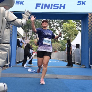 Race photo from KEMLU RUN 2026