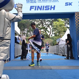 Race photo from KEMLU RUN 2026