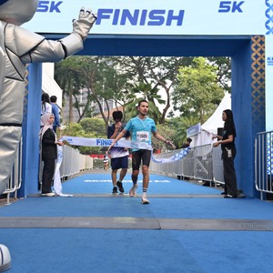 Race photo from KEMLU RUN 2026