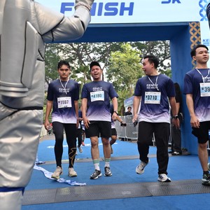 Race photo from KEMLU RUN 2026