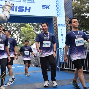 Race photo from KEMLU RUN 2026
