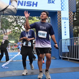 Race photo from KEMLU RUN 2026