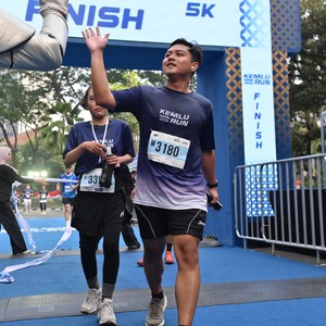 Race photo from KEMLU RUN 2026