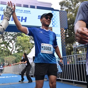 Race photo from KEMLU RUN 2026
