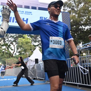 Race photo from KEMLU RUN 2026