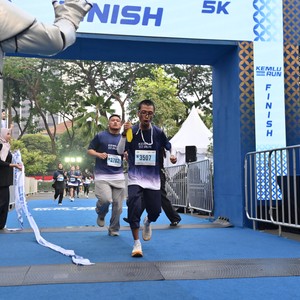 Race photo from KEMLU RUN 2026