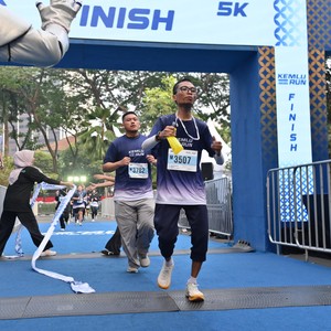 Race photo from KEMLU RUN 2026