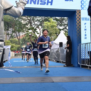 Race photo from KEMLU RUN 2026