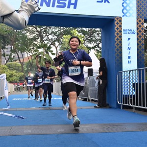 Race photo from KEMLU RUN 2026
