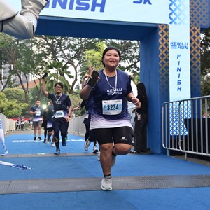 Race photo from KEMLU RUN 2026