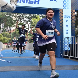 Race photo from KEMLU RUN 2026