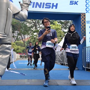 Race photo from KEMLU RUN 2026