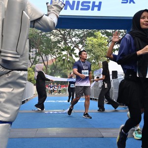 Race photo from KEMLU RUN 2026