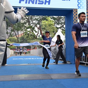 Race photo from KEMLU RUN 2026