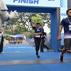 Race photo from KEMLU RUN 2026