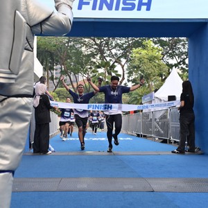 Race photo from KEMLU RUN 2026