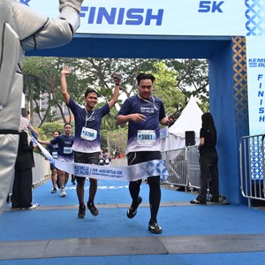 Race photo from KEMLU RUN 2026