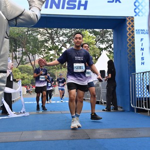 Race photo from KEMLU RUN 2026