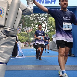 Race photo from KEMLU RUN 2026