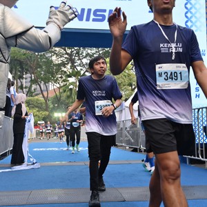 Race photo from KEMLU RUN 2026