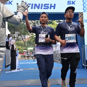 Race photo from KEMLU RUN 2026