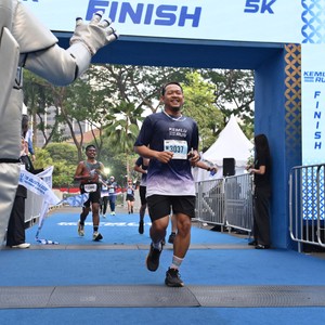 Race photo from KEMLU RUN 2026