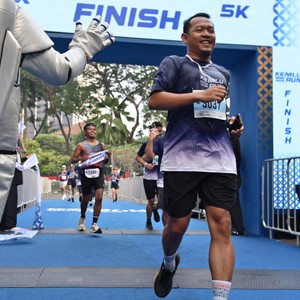 Race photo from KEMLU RUN 2026