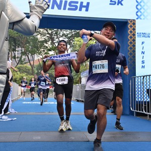 Race photo from KEMLU RUN 2026