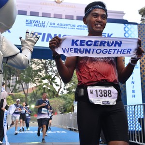 Race photo from KEMLU RUN 2026