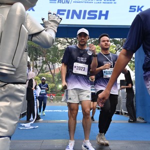 Race photo from KEMLU RUN 2026