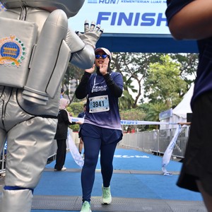 Race photo from KEMLU RUN 2026