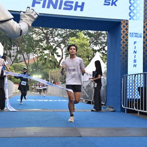 Race photo from KEMLU RUN 2026