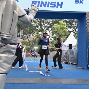 Race photo from KEMLU RUN 2026