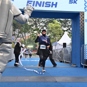 Race photo from KEMLU RUN 2026