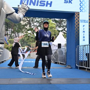 Race photo from KEMLU RUN 2026