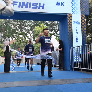 Race photo from KEMLU RUN 2026