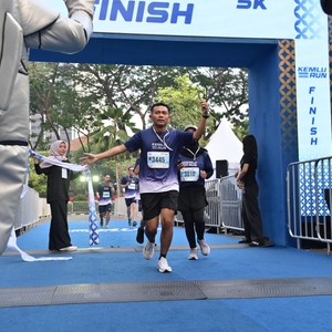 Race photo from KEMLU RUN 2026