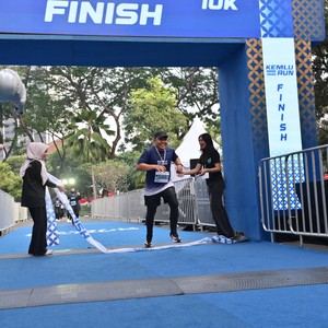 Race photo from KEMLU RUN 2026